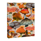 Mushroom Collage Print in Cream Canvas Print Gallery Image 8