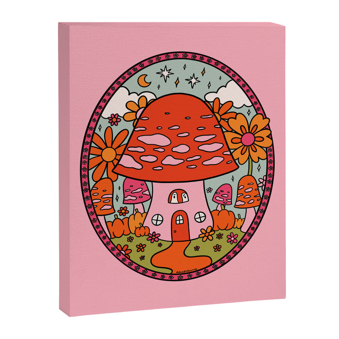 Mushroom Cottage Canvas Print Gallery Image 1