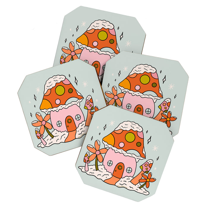 Mushroom Cottage Coaster Gallery Image 1