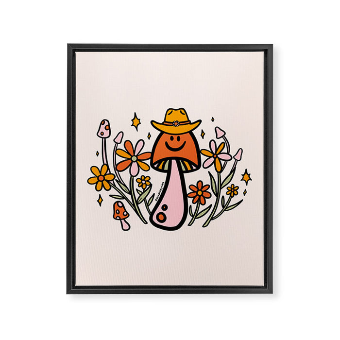 Mushroom Cowboy Framed Canvas Print Gallery Image 1