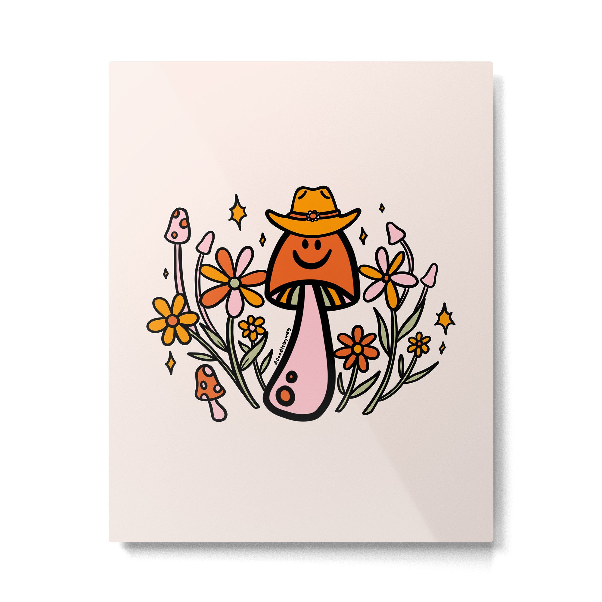 Mushroom Cowboy Metal Print Gallery Image 6