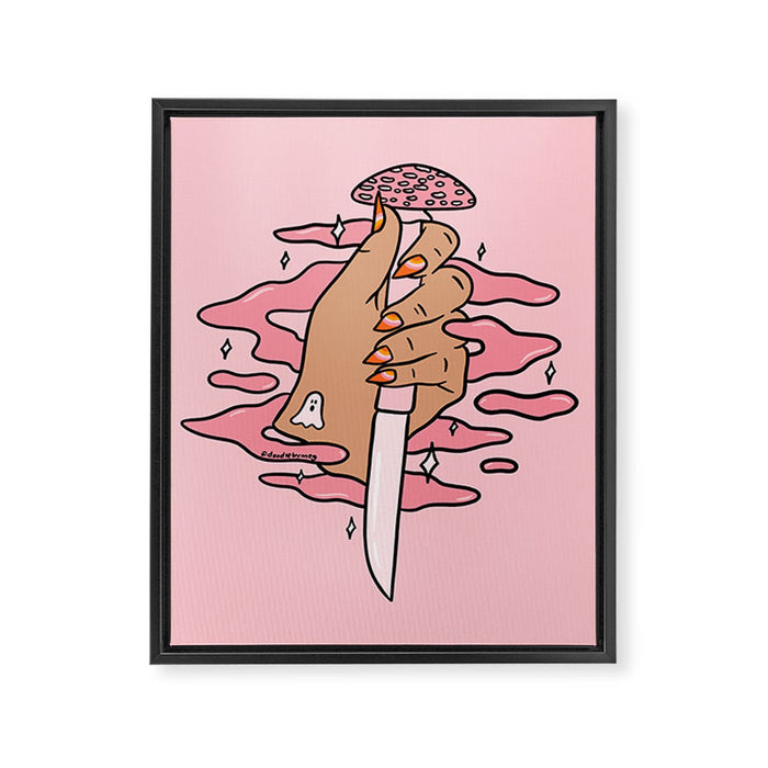 Mushroom Dagger Framed Canvas Print Gallery Image 1