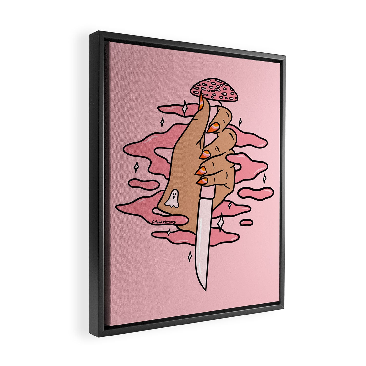 Mushroom Dagger Framed Canvas Print Gallery Image 2