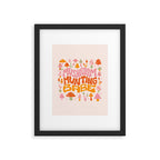 Mushroom Hunting Babe Framed Art Print Gallery Image 6