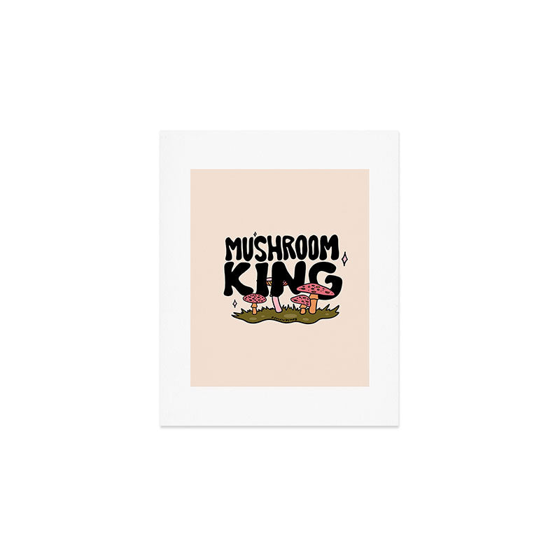 Mushroom King Art Print Gallery Image 1