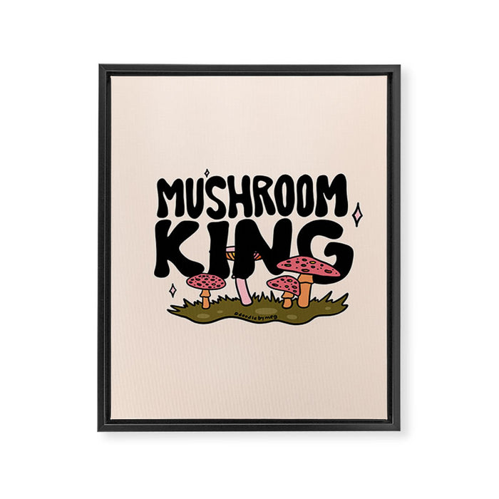 Mushroom King Framed Canvas Print Gallery Image 1