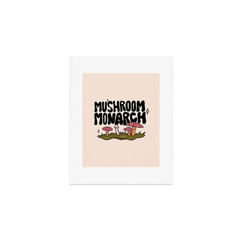 Mushroom Monarch Art Print Gallery Image 1