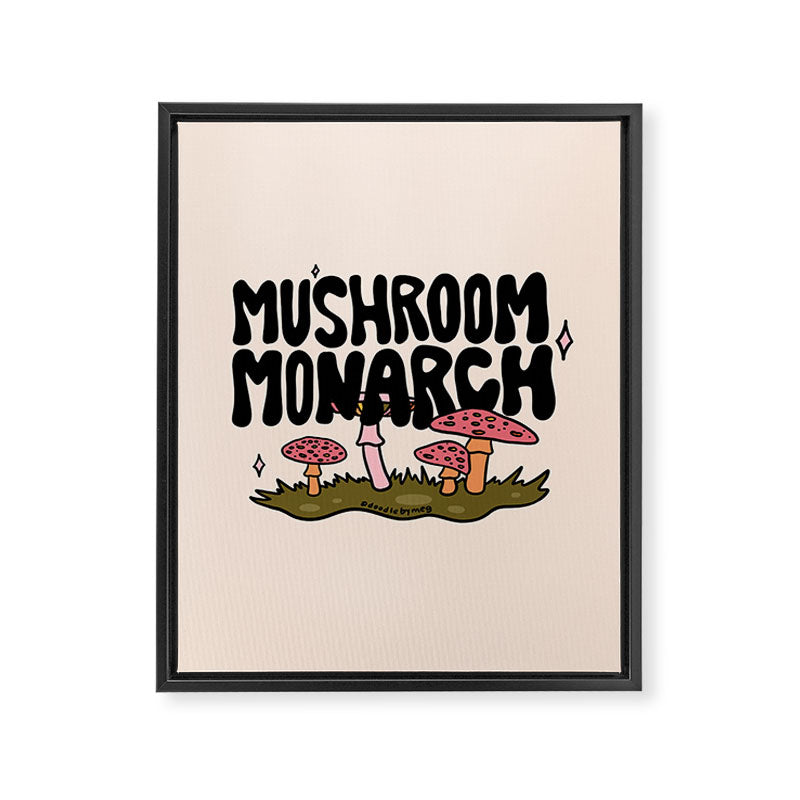 Mushroom Monarch Framed Canvas Print Gallery Image 8