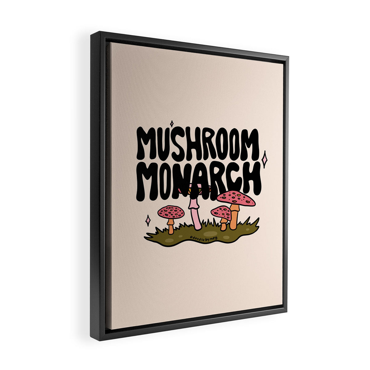 Mushroom Monarch Framed Canvas Print Gallery Image 2