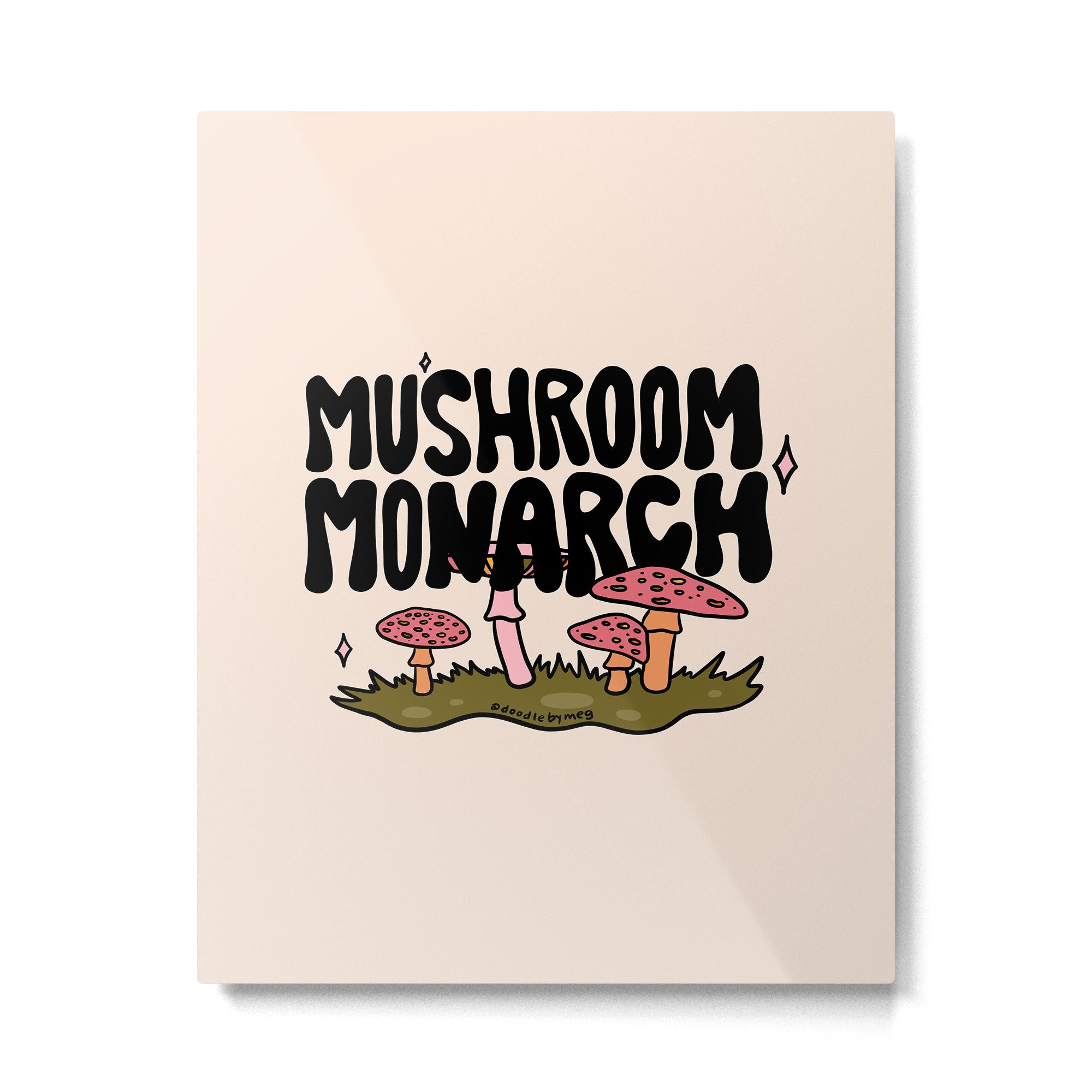 Mushroom Monarch Metal Print Gallery Image 6