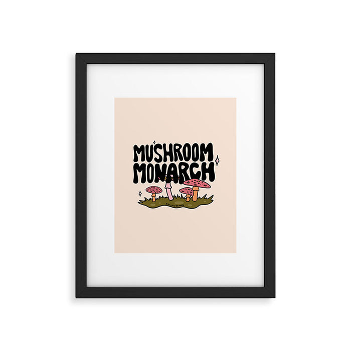 Mushroom Monarch Framed Art Print Gallery Image 1