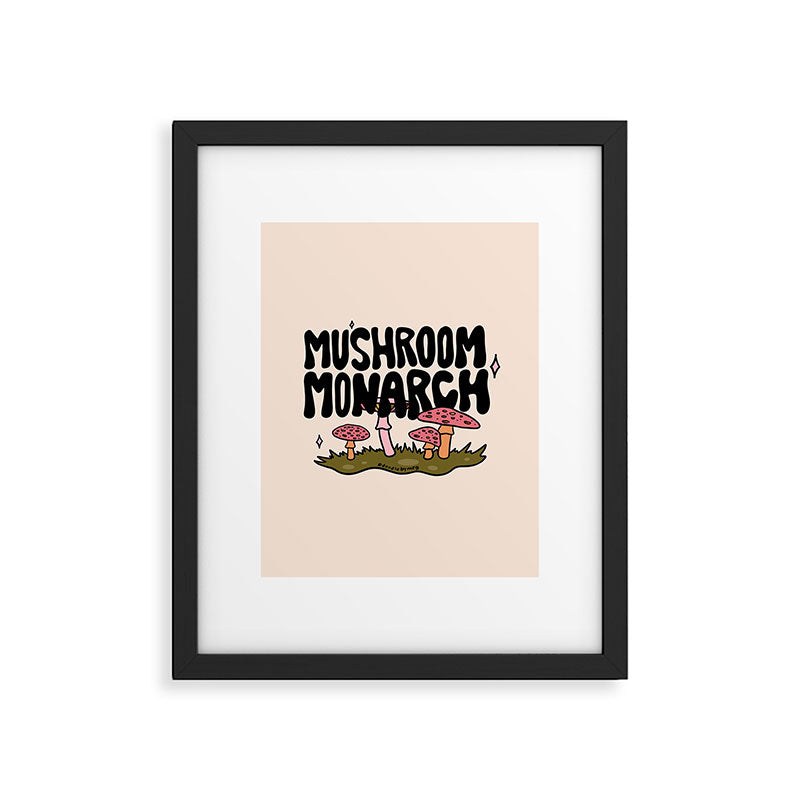 Mushroom Monarch Framed Art Print Gallery Image 6