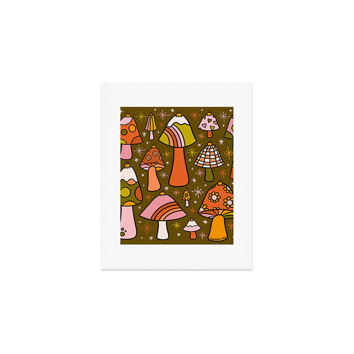 Mushroom Ornaments Art Print Gallery Image 1