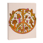 Mushroom Peace Sign Canvas Print Gallery Image 8