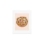 Mushroom Peace Sign Art Print Gallery Image 1