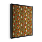 Mushroom Print Framed Canvas Print Gallery Image 2