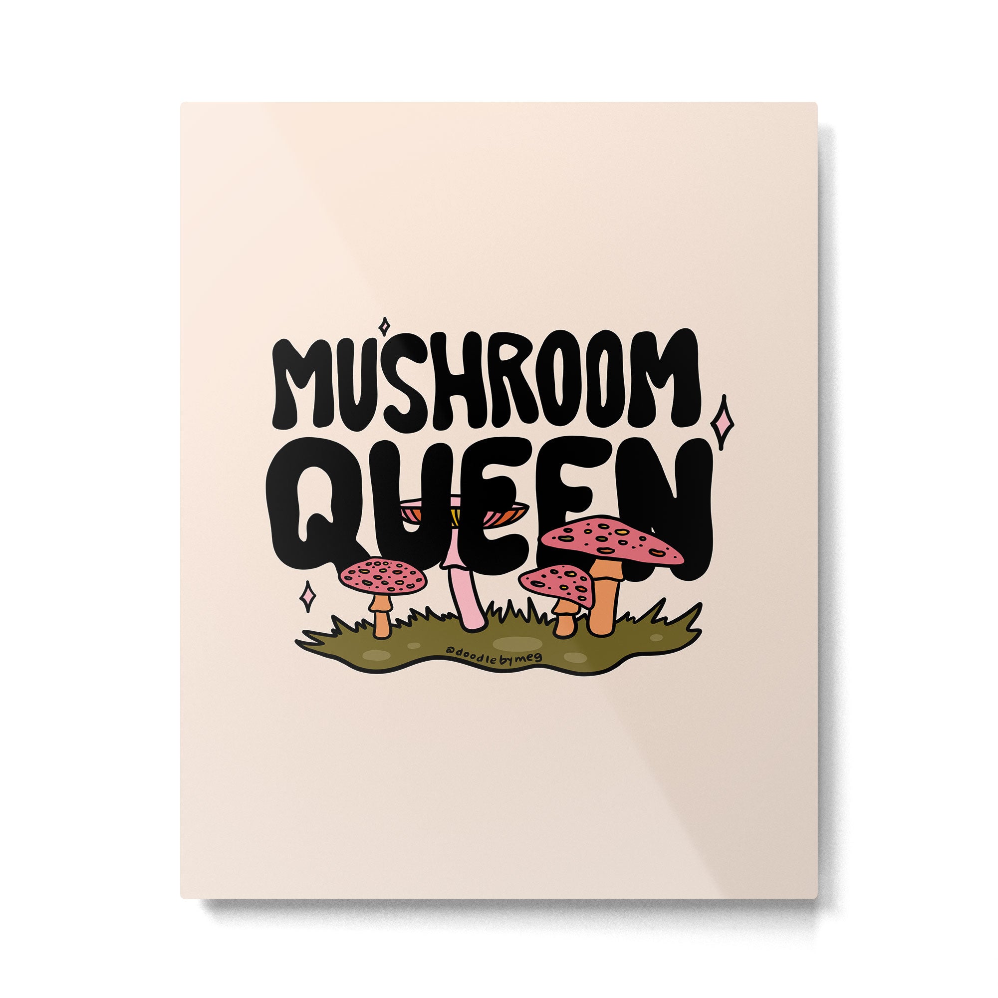 Mushroom Queen Metal Print Gallery Image 6