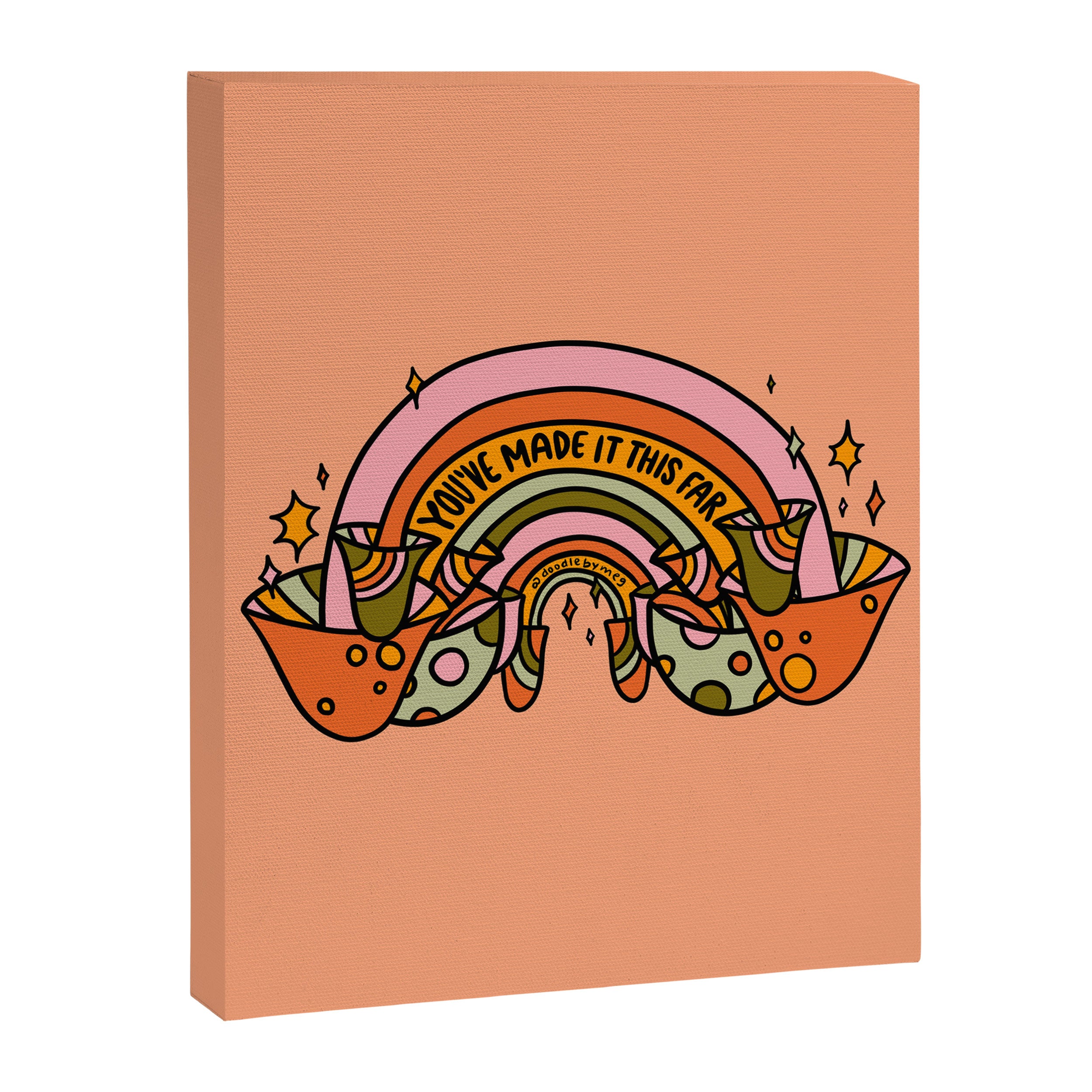 Mushroom Rainbow Canvas Print Gallery Image 8