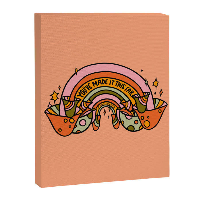 Mushroom Rainbow Canvas Print Gallery Image 1