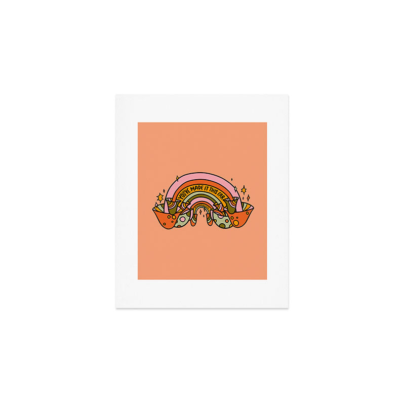 Mushroom Rainbow Art Print Gallery Image 1