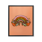 Mushroom Rainbow Framed Canvas Print Gallery Image 8