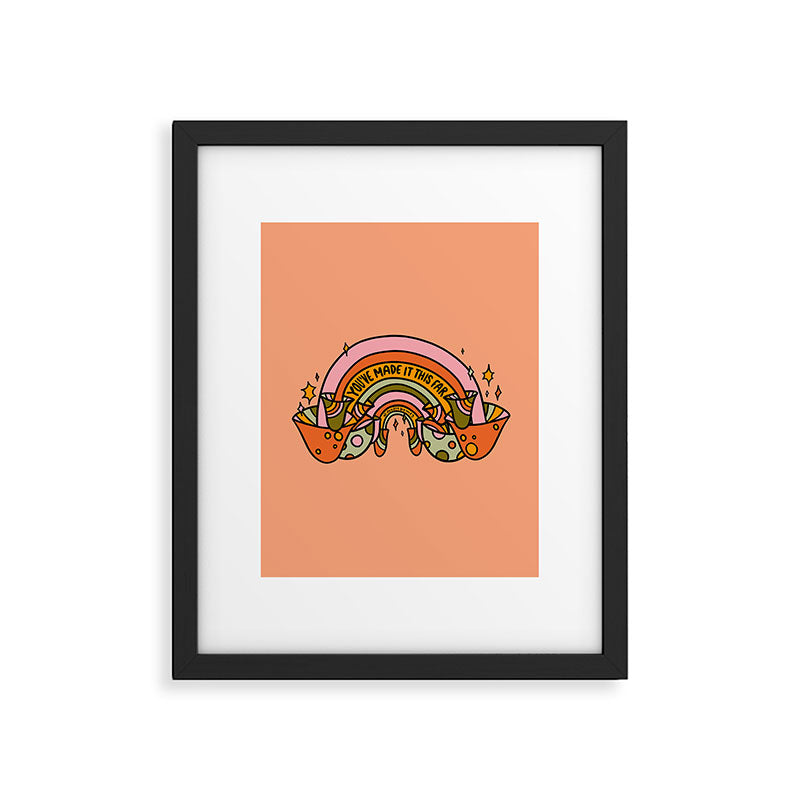 Mushroom Rainbow Framed Art Print Gallery Image 4