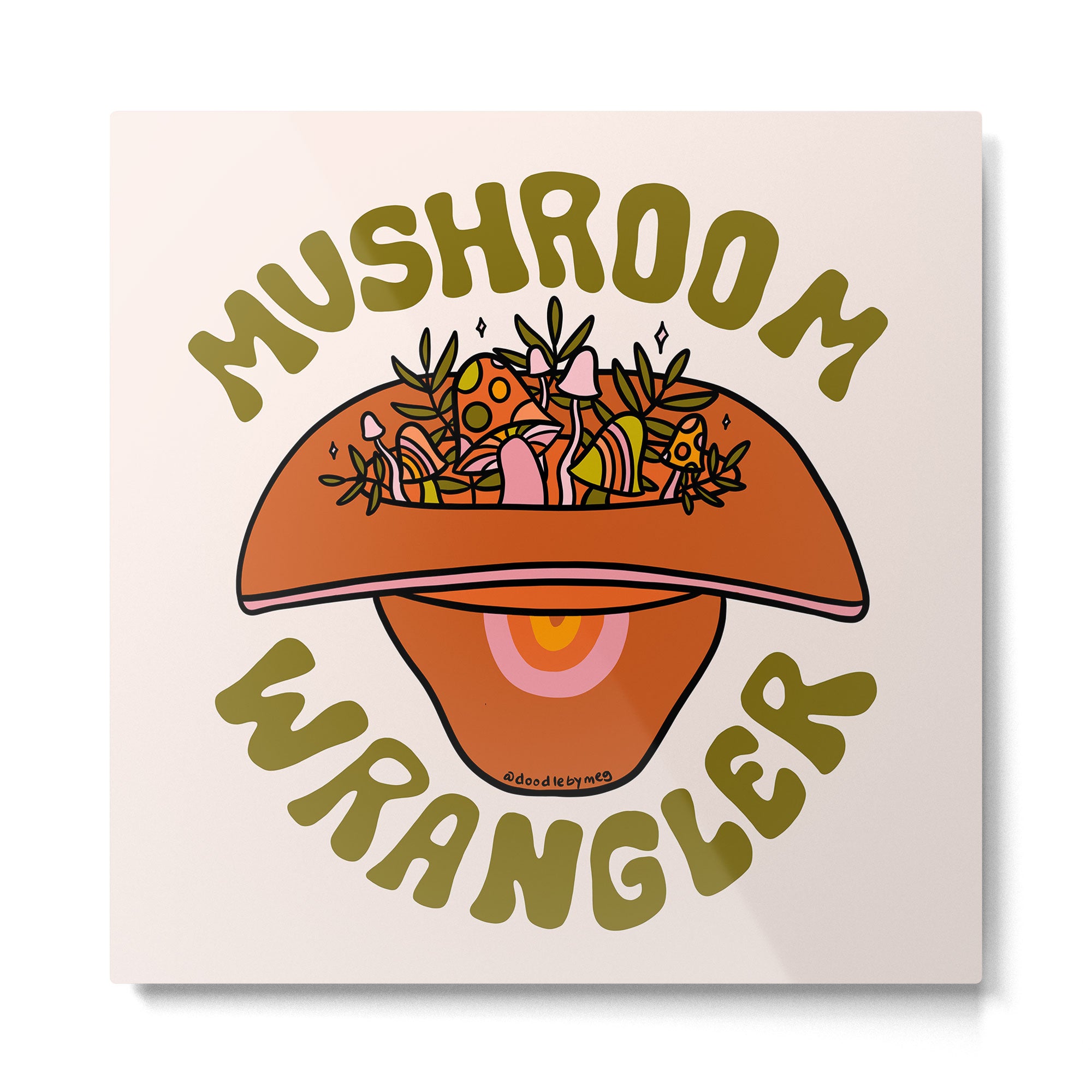 Mushroom Wrangle Metal Print Gallery Image 2