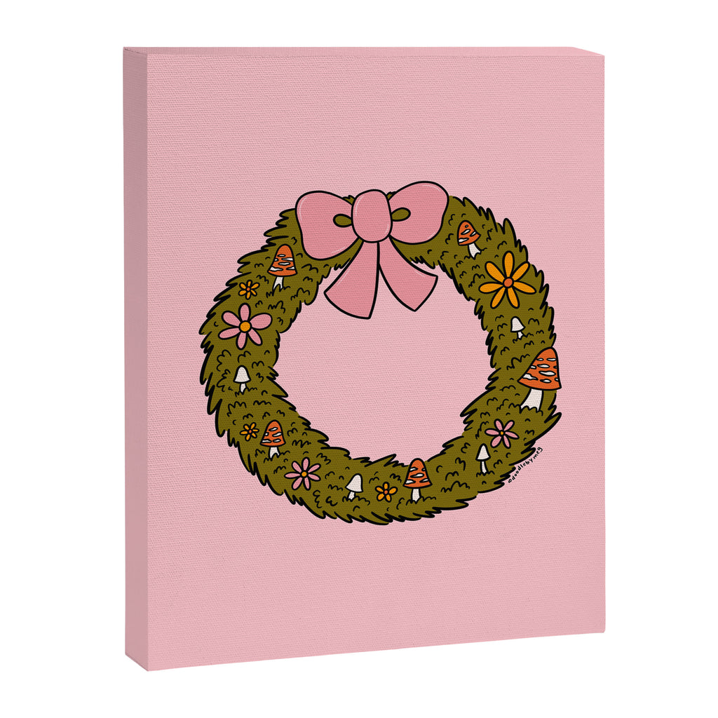 Mushroom Wreath Canvas Print Gallery Image 8