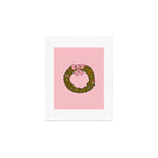 Mushroom Wreath Art Print Gallery Image 1