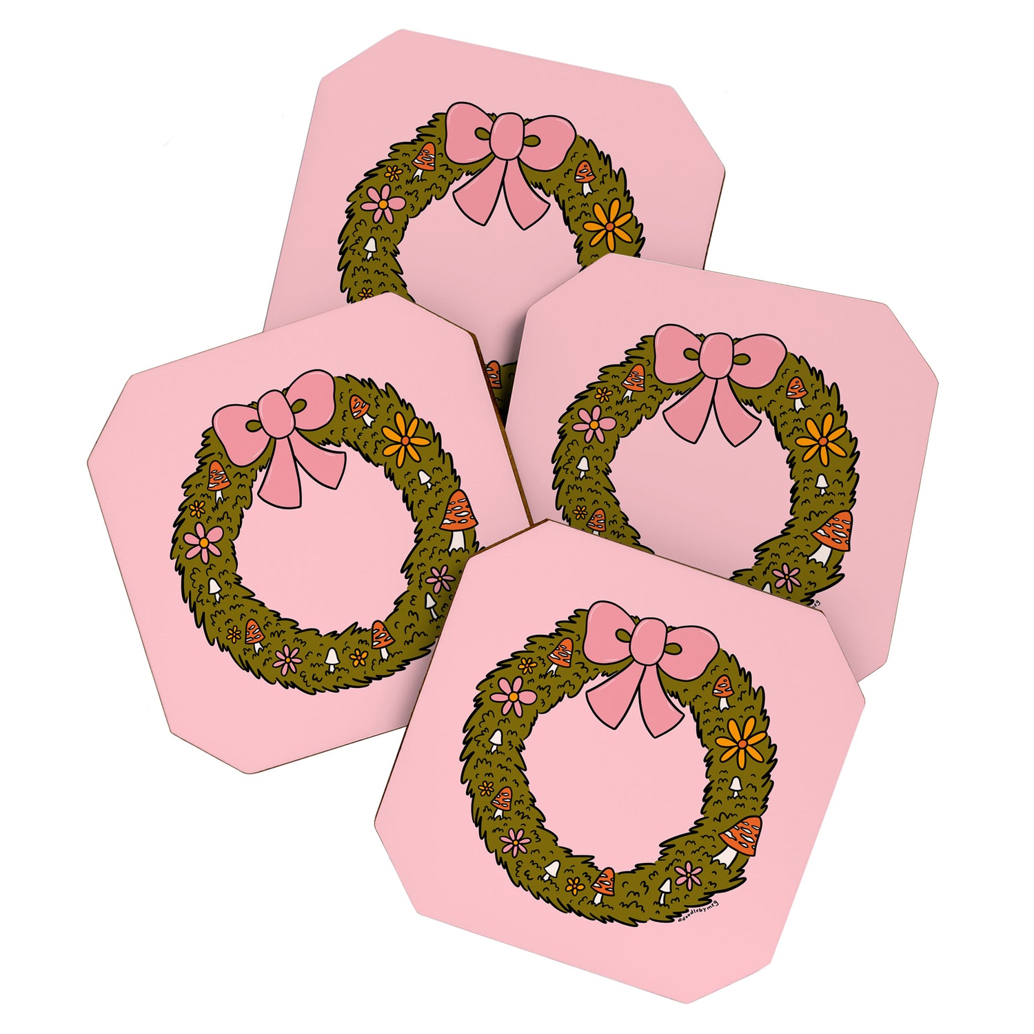 Mushroom Wreath Coaster Gallery Image 1