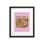 Mushrooms and Flowers Framed Art Print Gallery Image 6