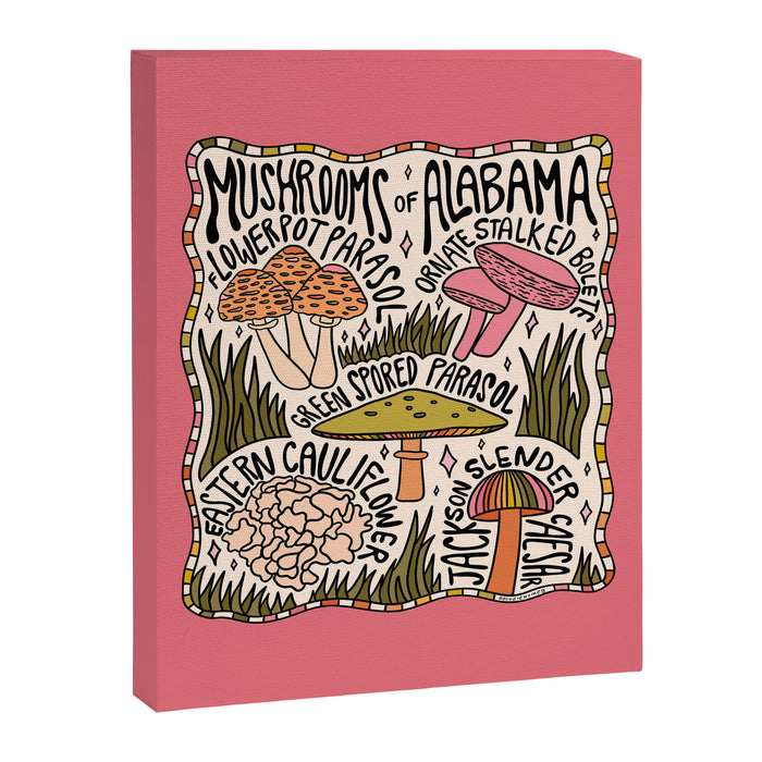 Mushrooms of Alabama Canvas Print Gallery Image 1