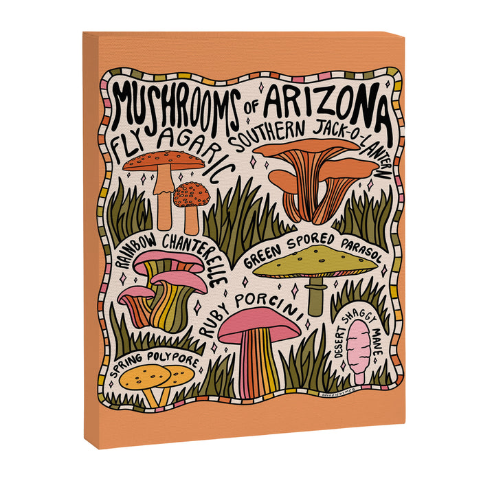 Mushrooms of Arizona Canvas Print Gallery Image 1