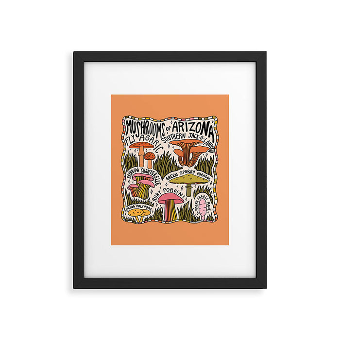 Mushrooms of Arizona Framed Art Print Gallery Image 1