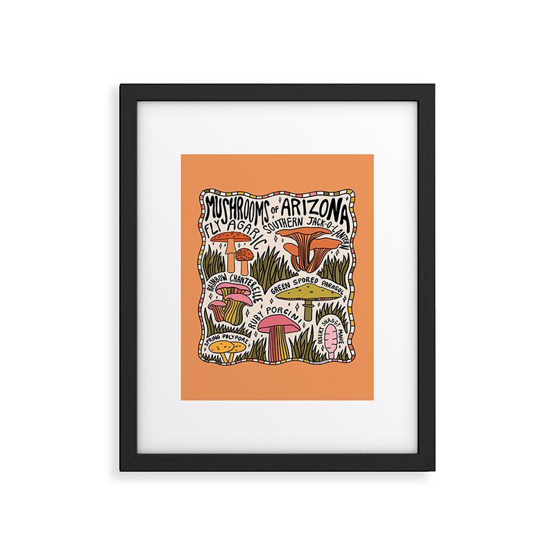Mushrooms of Arizona Framed Art Print Gallery Image 6