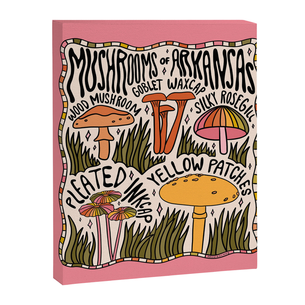Mushrooms of Arkansas Canvas Print Gallery Image 8