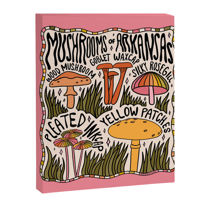 Mushrooms of Arkansas Canvas Print Gallery Image 1