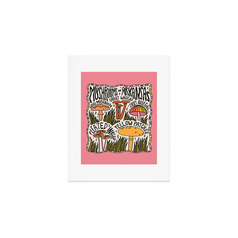 Mushrooms of Arkansas Art Print Gallery Image 1