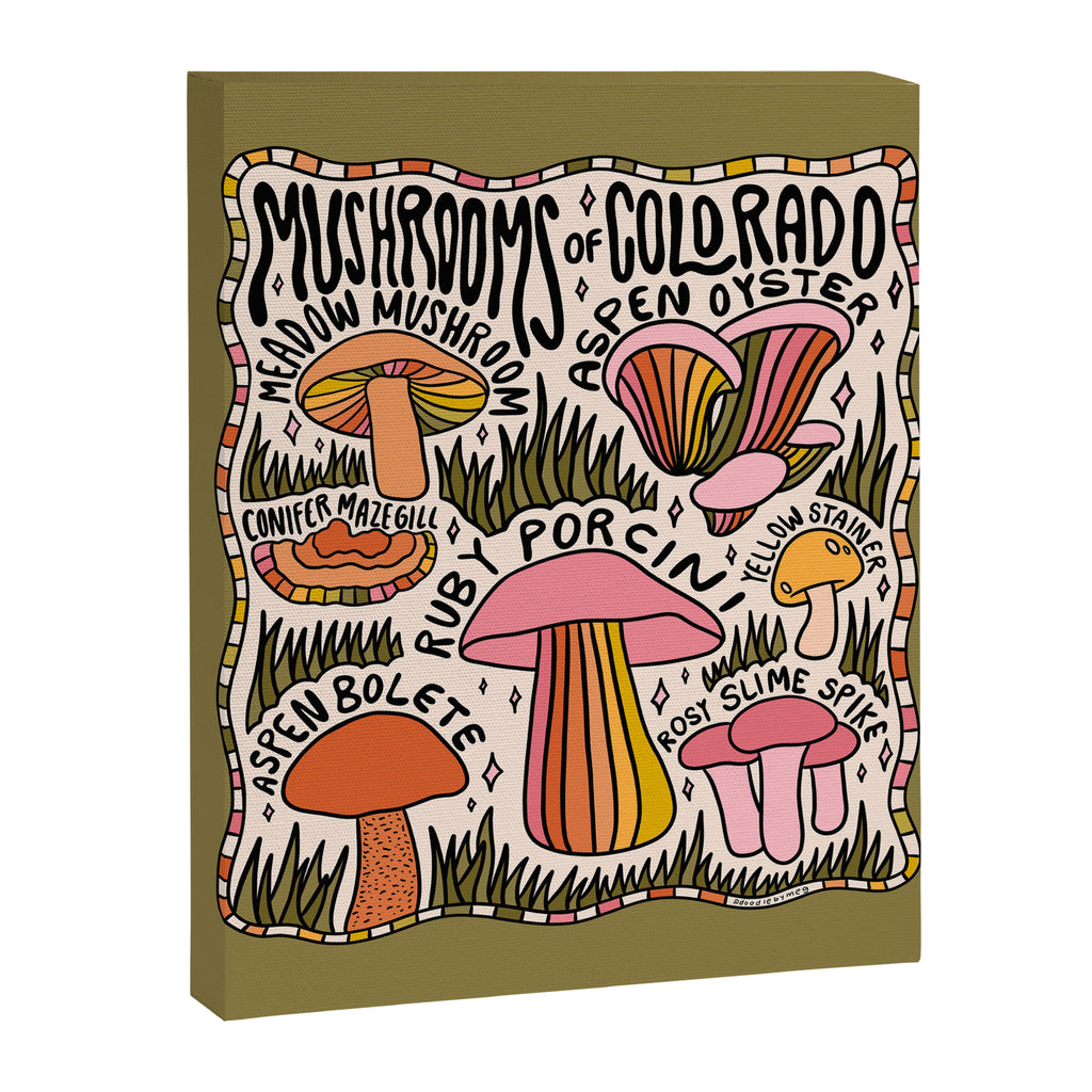Mushrooms of Colorado Canvas Print Gallery Image 8