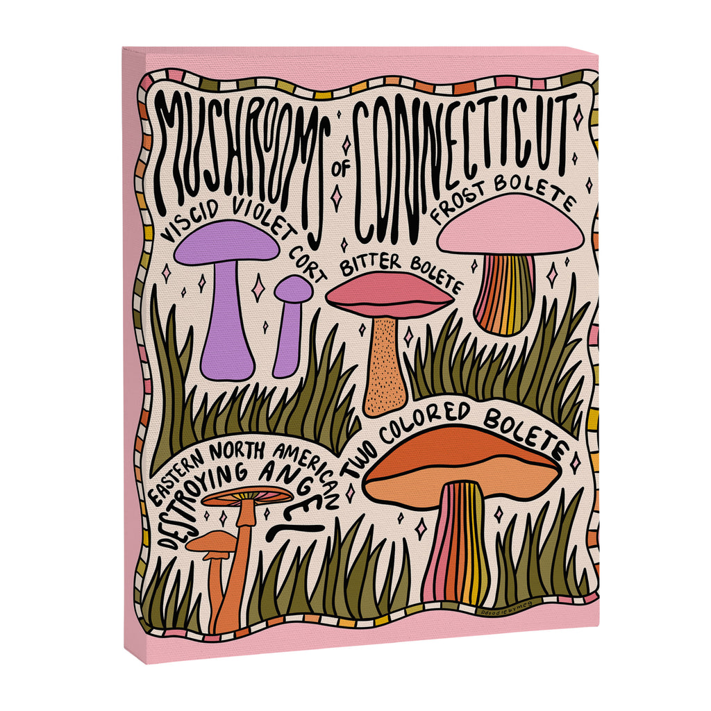 Mushrooms of Connecticut Canvas Print Gallery Image 6