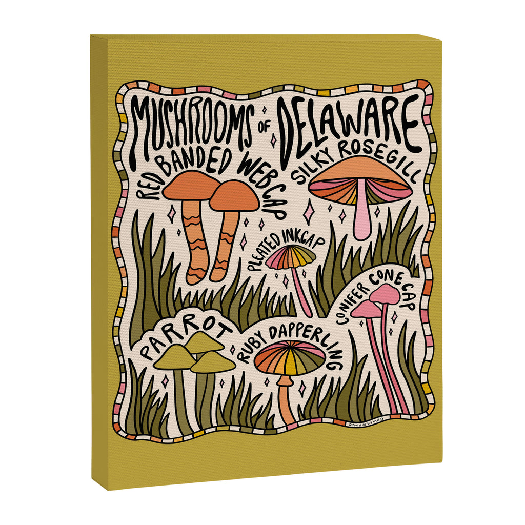 Mushrooms of Delaware Canvas Print Gallery Image 8