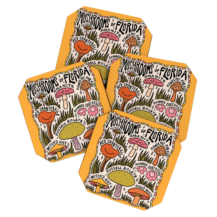 Mushrooms of Florida Coaster Gallery Image 1