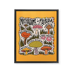 Mushrooms of Florida Framed Canvas Print Gallery Image 8