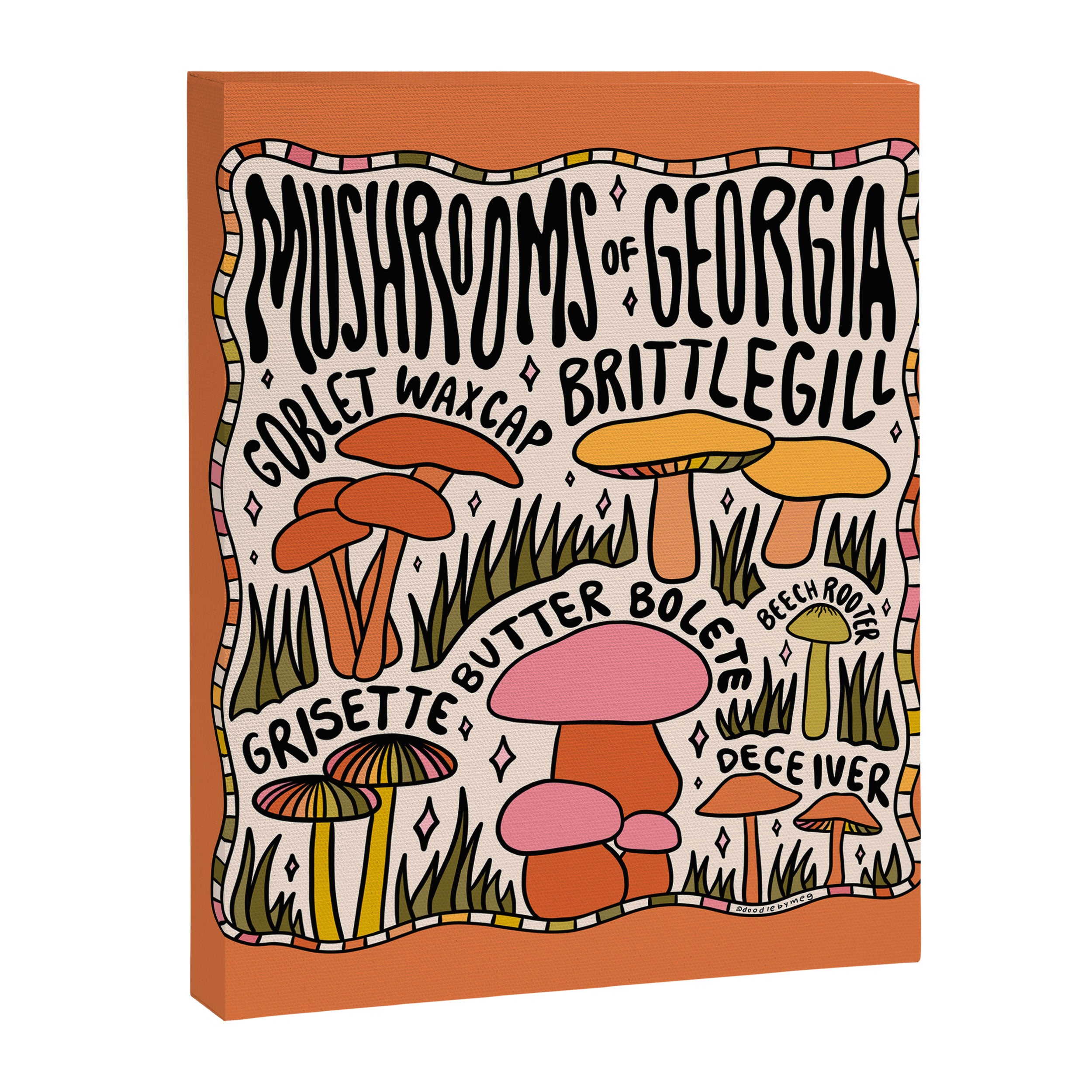 Mushrooms of Georgia Canvas Print Gallery Image 8