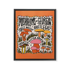 Mushrooms of Georgia Framed Canvas Print Gallery Image 8