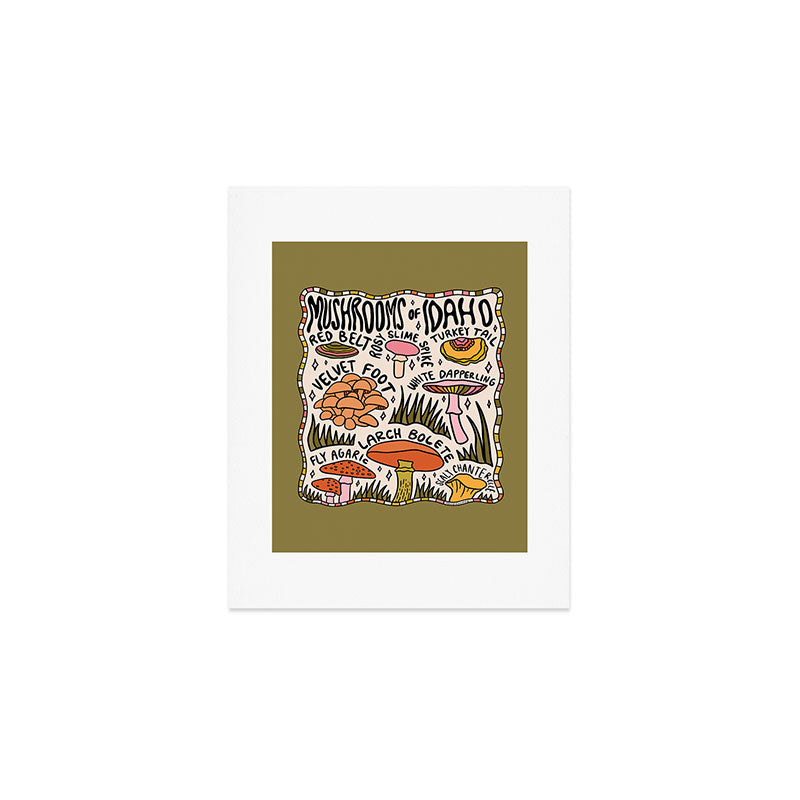 Mushrooms of Idaho Art Print Gallery Image 1