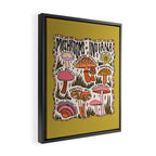 Mushrooms of Indiana Framed Canvas Print Gallery Image 2