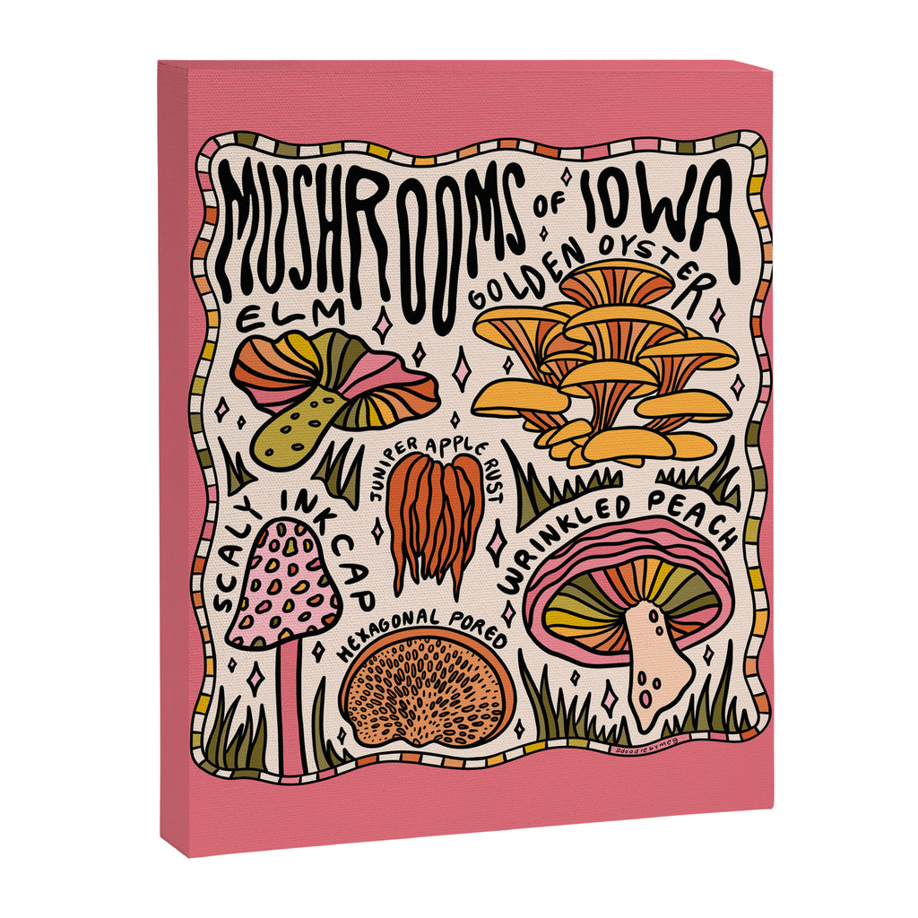 Mushrooms of Iowa Canvas Print Gallery Image 8