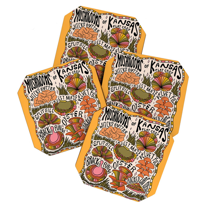 Mushrooms of Kansas Coaster Gallery Image 1