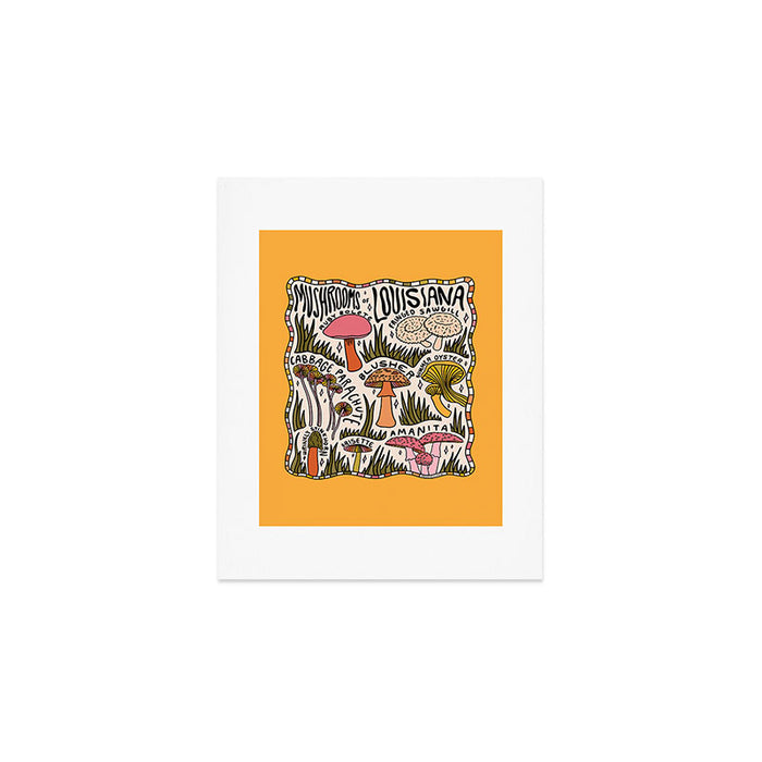 Mushrooms of Louisiana Art Print Gallery Image 1